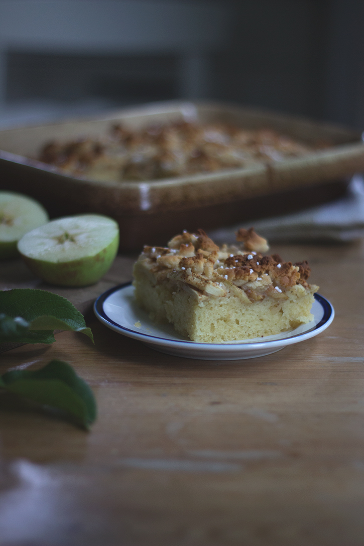 Rezept für Apfelkuchen vom Blech: schwedischer Apfel-Blechkuchen