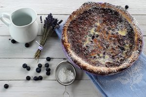 Rezept für Heidelbeer-Mascarpone-Tarte mit weißer Schokolade - Kuchenrezept für Beerenkuchen. Holunderweg18