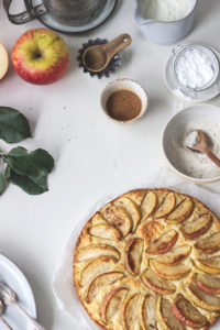 Einfaches Apfelkuchen Rezept mit Rührteig: Schwedischer Apfelkuchen