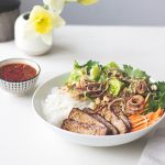 Rezept für vietnamesischen Reisnudelsalat: Bun Cha vegan