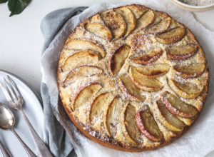 Rezept für schwedischen Apfelkuchen mit saftigem Rührteig